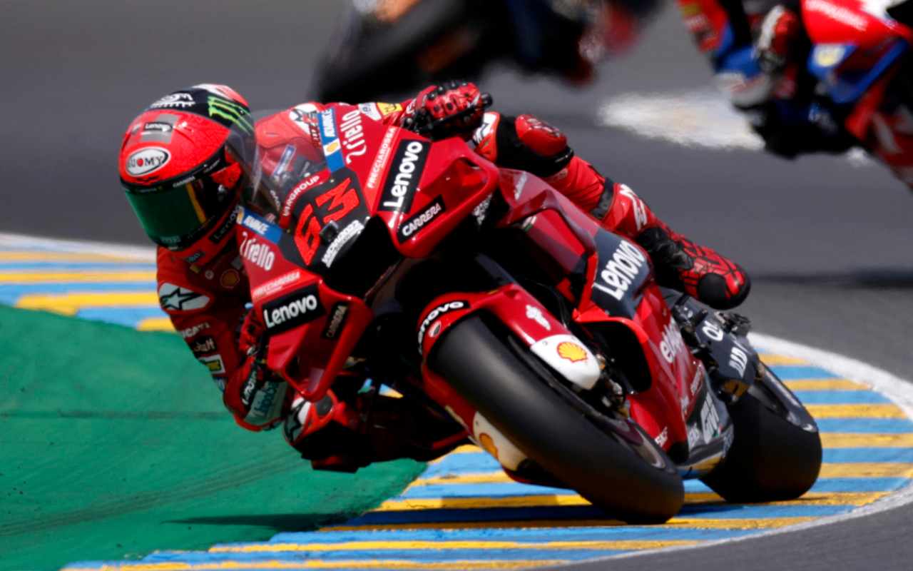 La Ducati MotoGP di Pecco Bagnaia (ANSA)