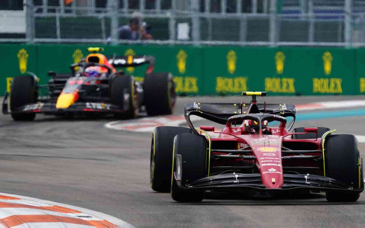 F1 Ferrari e Red Bull (ANSA)