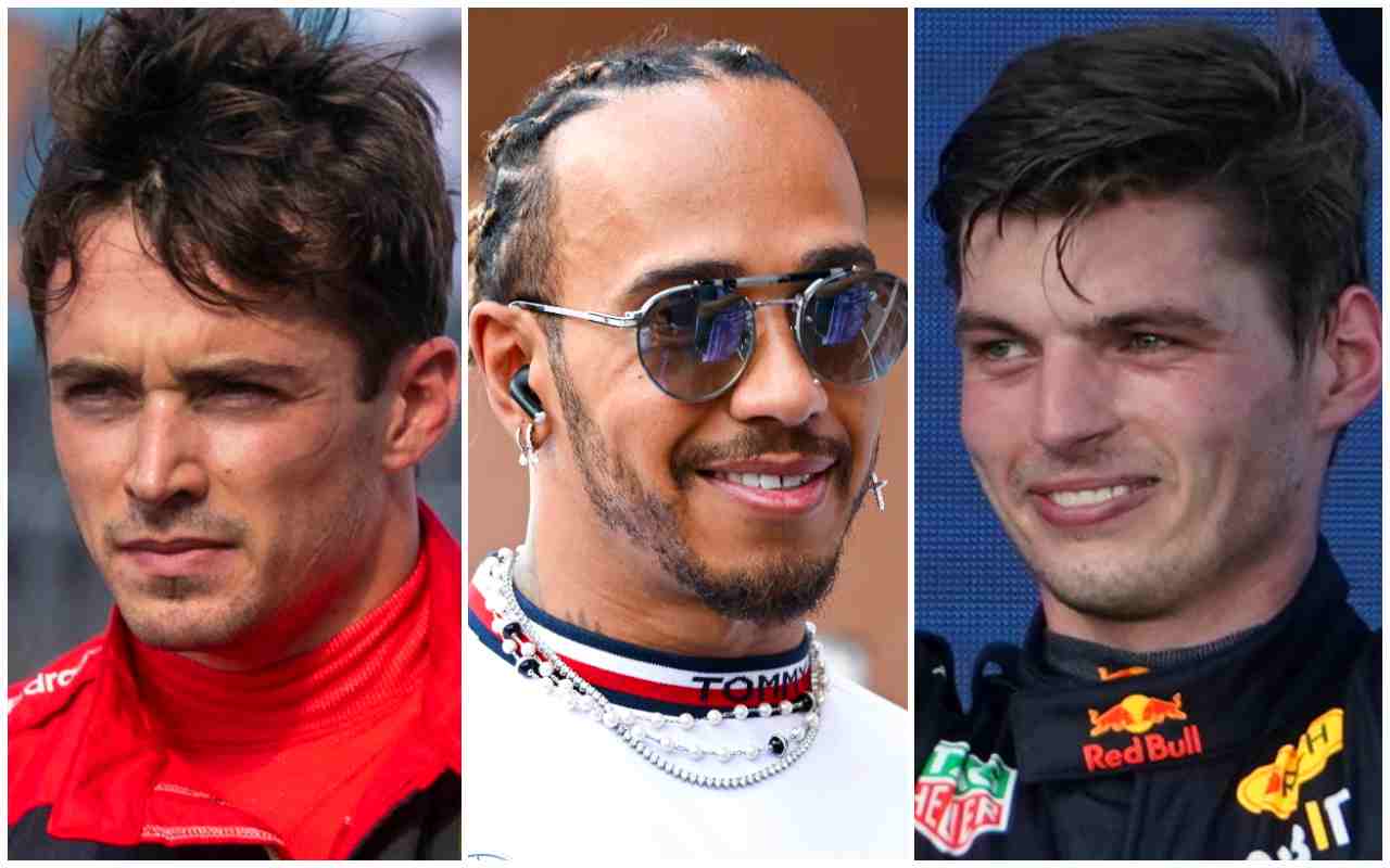 F1 Leclerc Lewis Hamilton Verstappen (Ansa Foto)