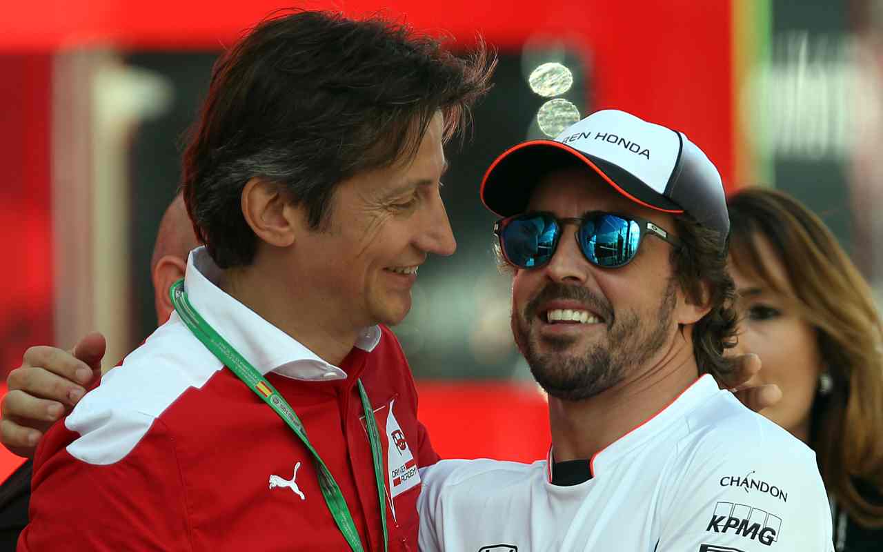 MotoGP Massimo Rivola e Fernando Alonso (LaPresse)
