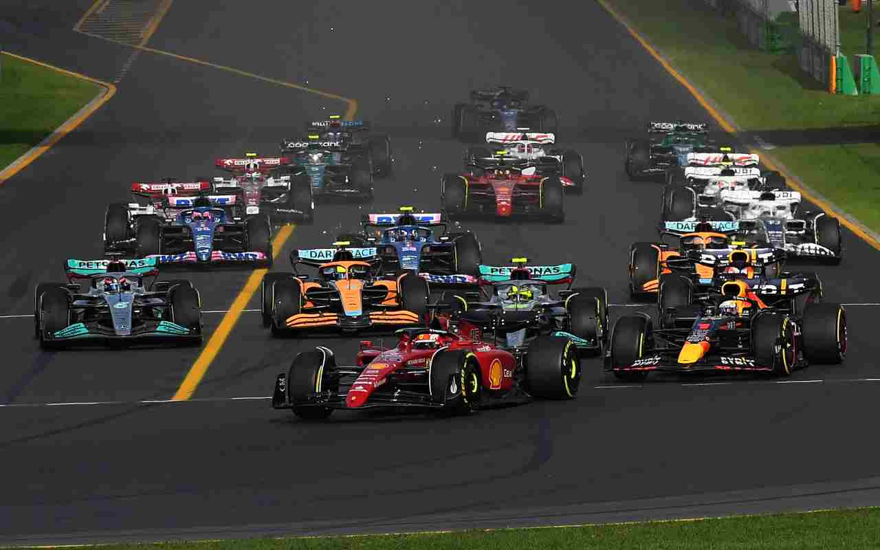 Una partenza di quest'anno in F1 (ANSA)