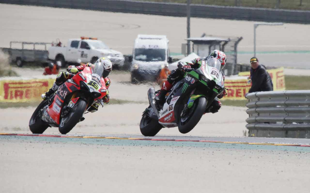Jonathan Rea e Alvaro Bautista (Ansa Foto)