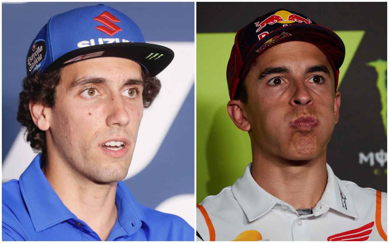 Alex Rins e Marc Marquez (ANSA)