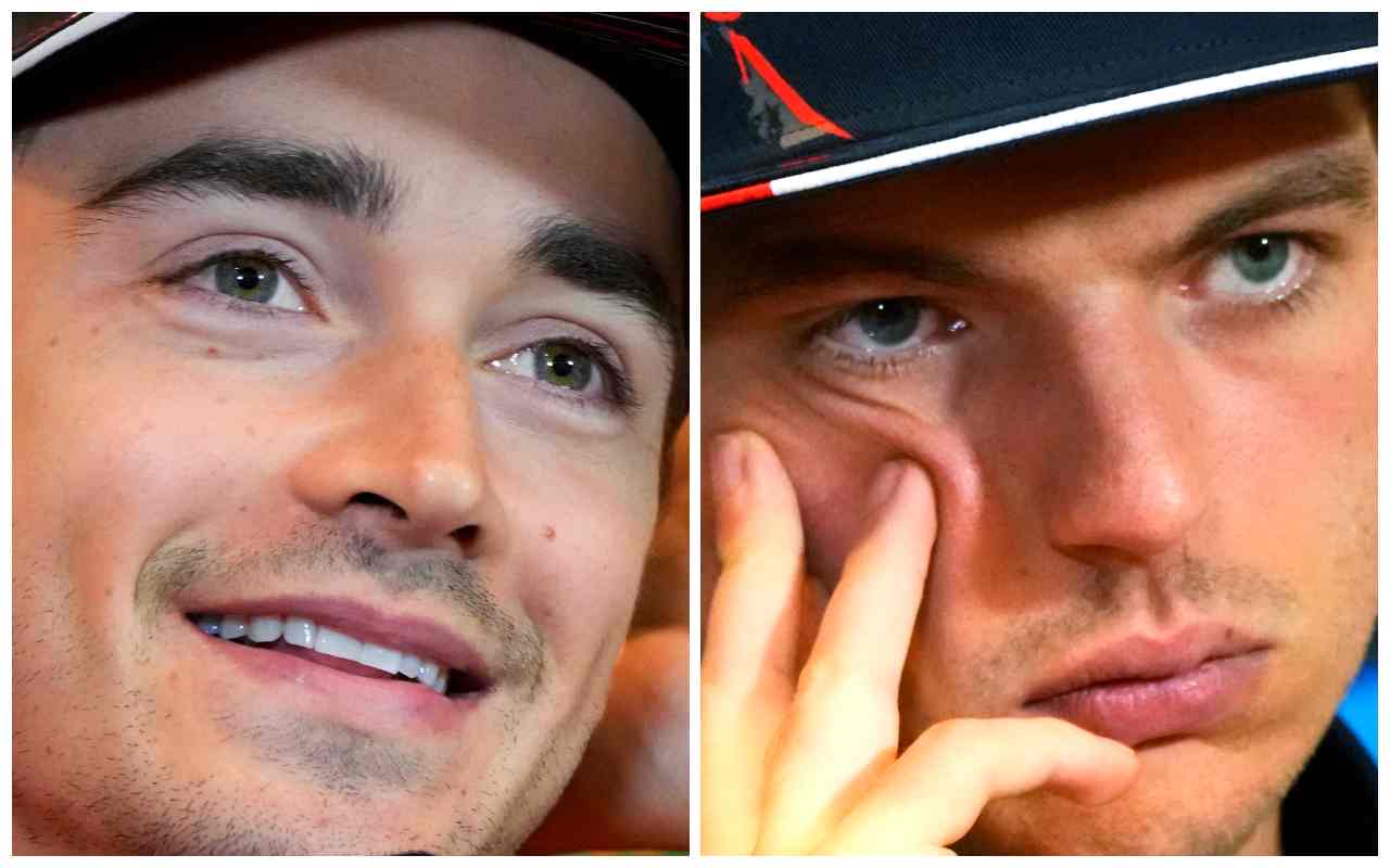 Charles Leclerc Max Verstappen (LaPresse)