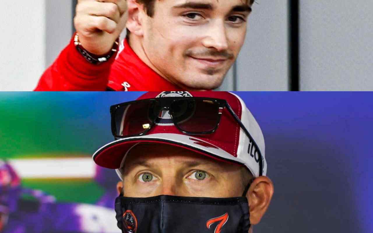 F1 Charles Leclerc e Kimi Raikkonen