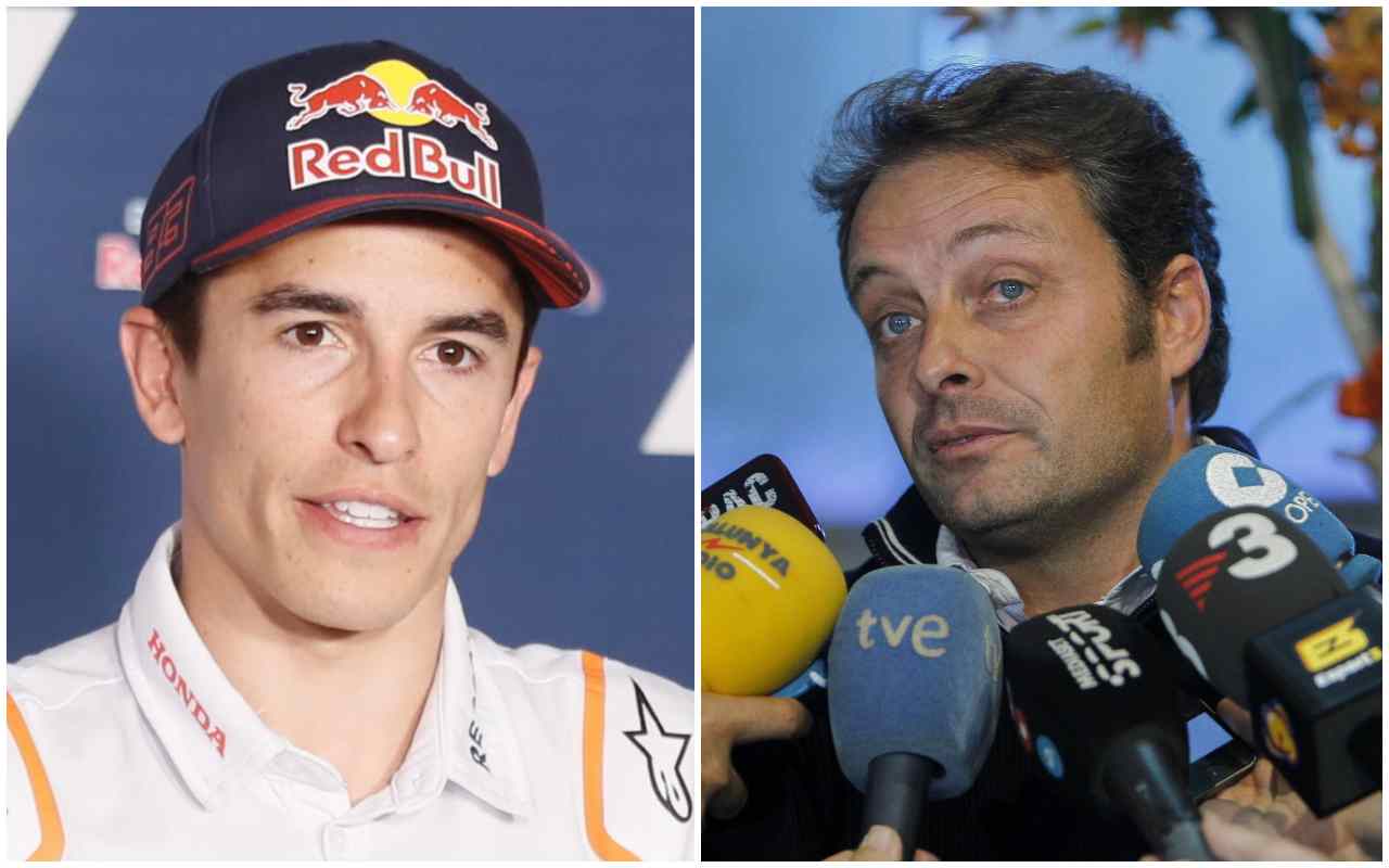 Marc Marquez ed Emilio Alzamora (ANSA)