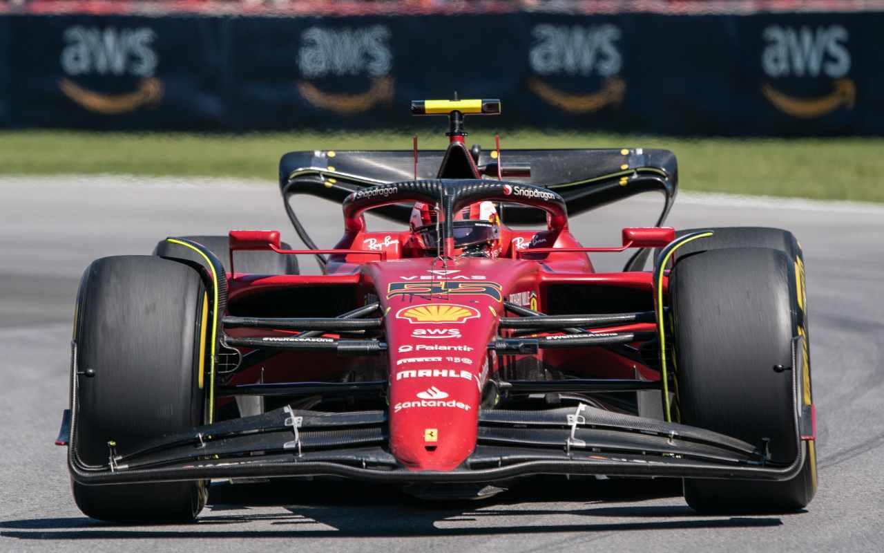 La Ferrari di Sainz a Montreal (ANSA)