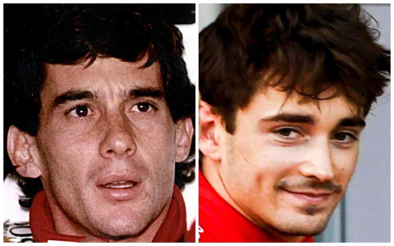 Senna Charles Leclerc (Ansa Foto)