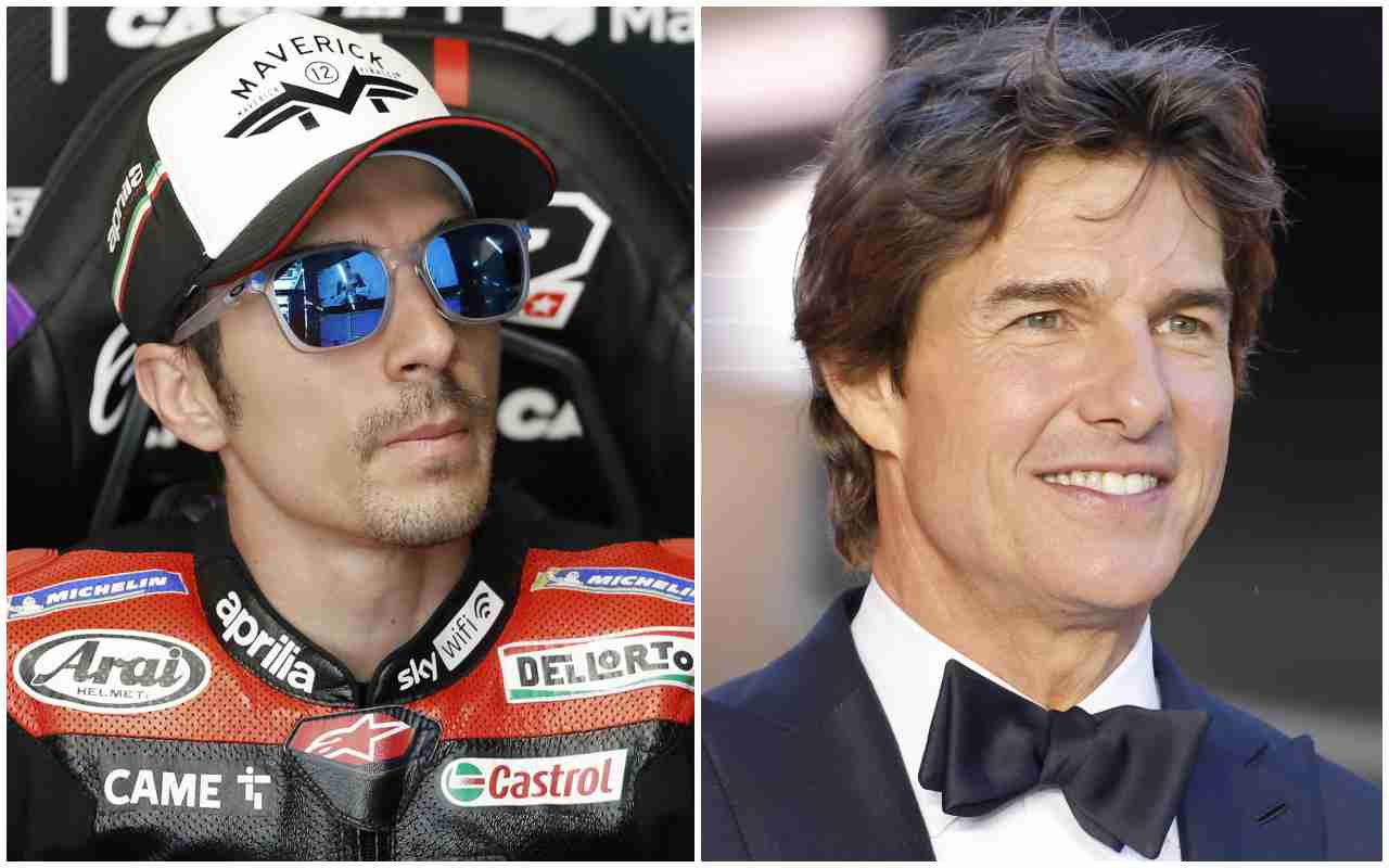 Vinales e Tom Cruise (ANSA)