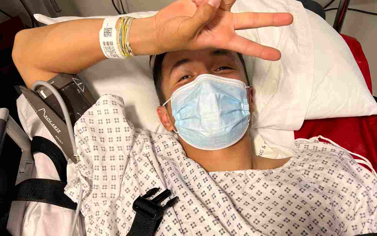 Alex Albon ricoverato all'ospedale di Coventry (Alex Albon Twitter)