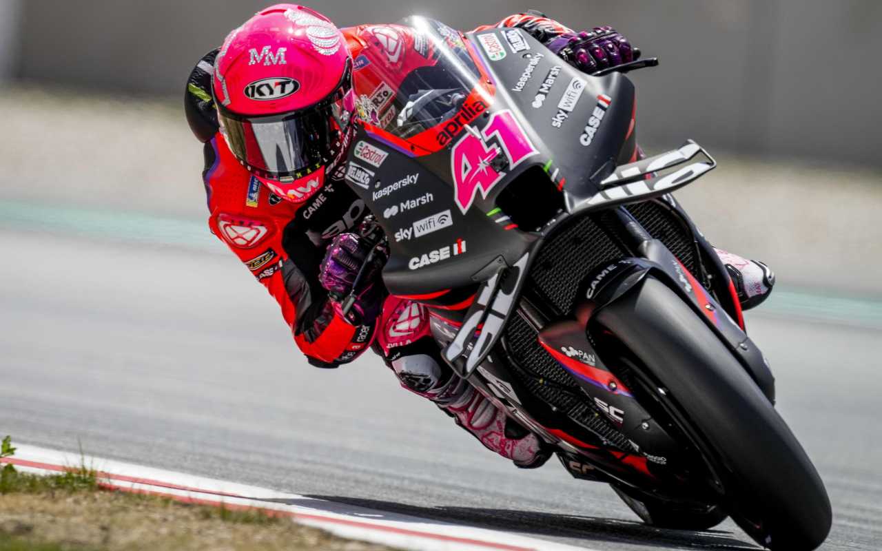 Aleix Espargarò su Aprilia (ANSA)