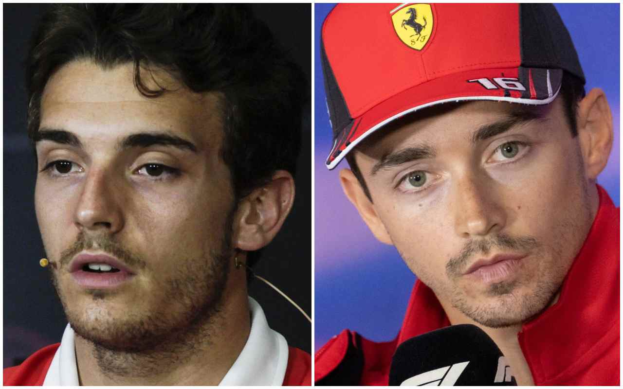 Bianchi e Charles Leclerc (ANSA)