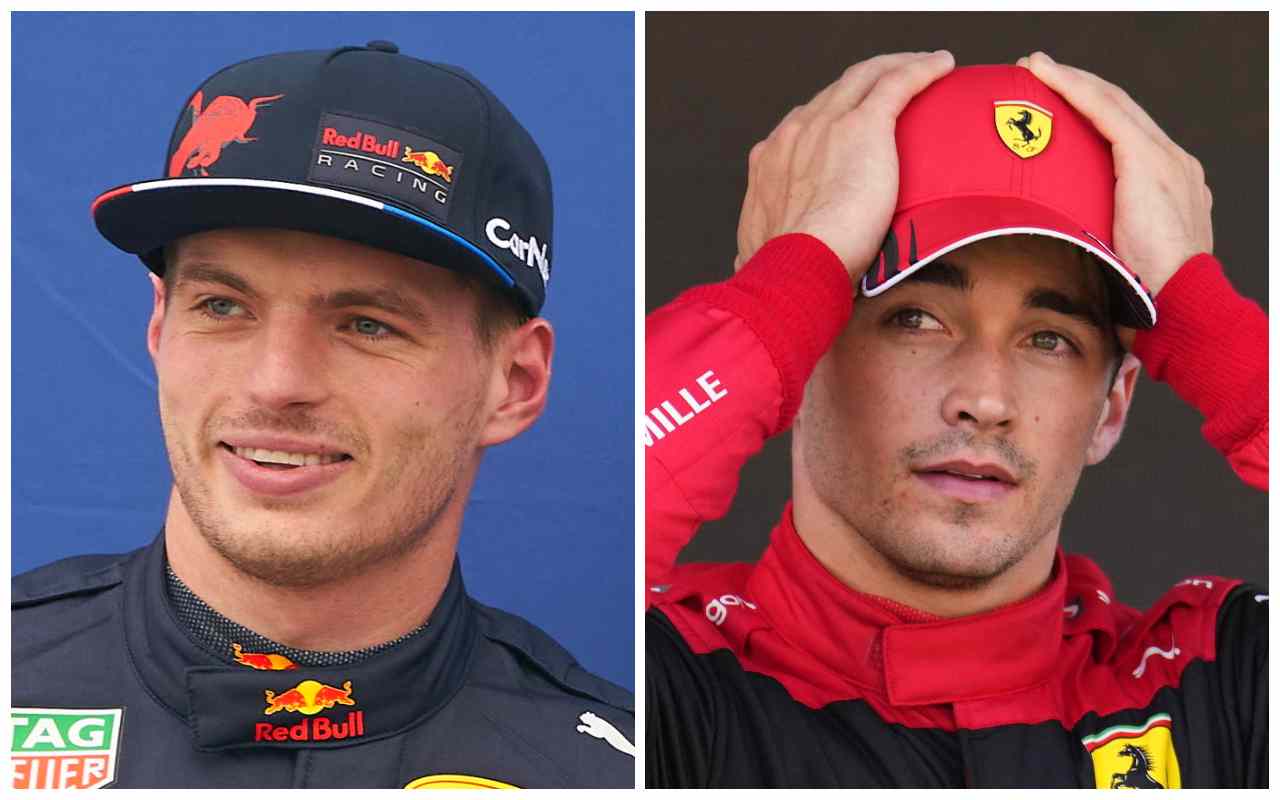 F1 Charles Leclerc e Max Verstappen