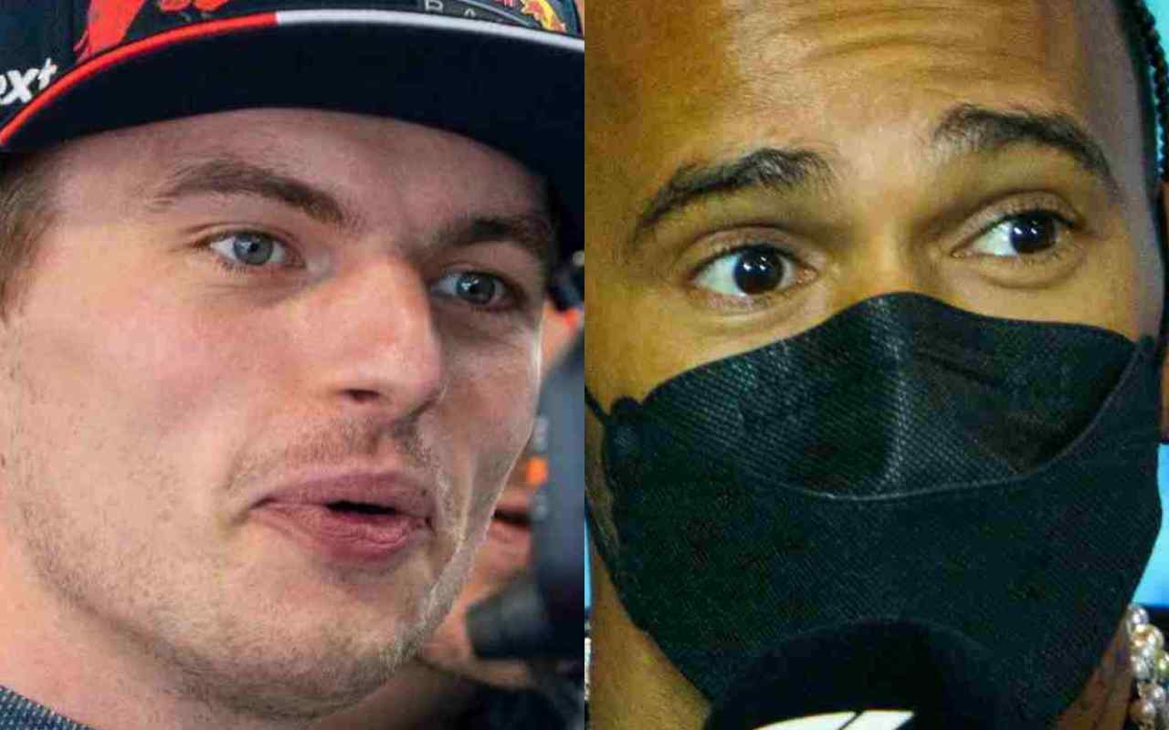 F1 Max Verstappen e Lewis Hamilton