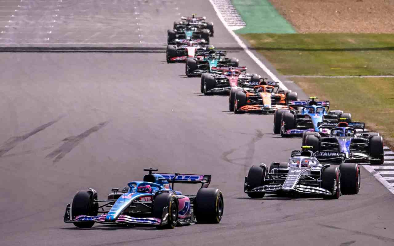 Fasi del GP di Silverstone (Ansa Foto)