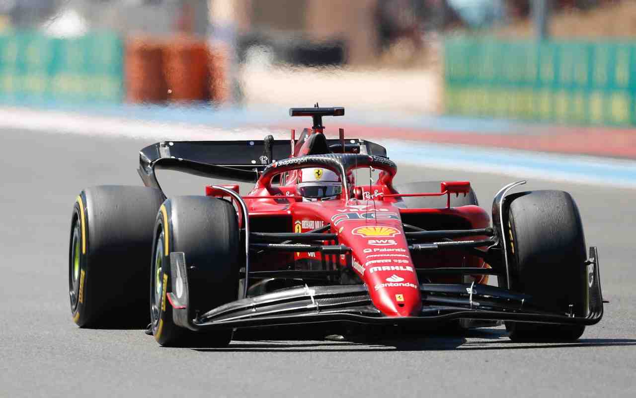 la Ferrari di Leclerc (ANSA)