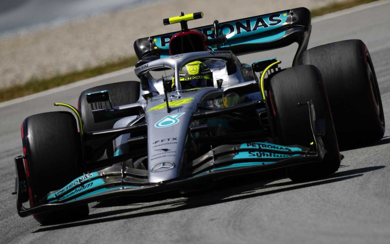 Lewis Hamilton su Mercedes (ANSA)