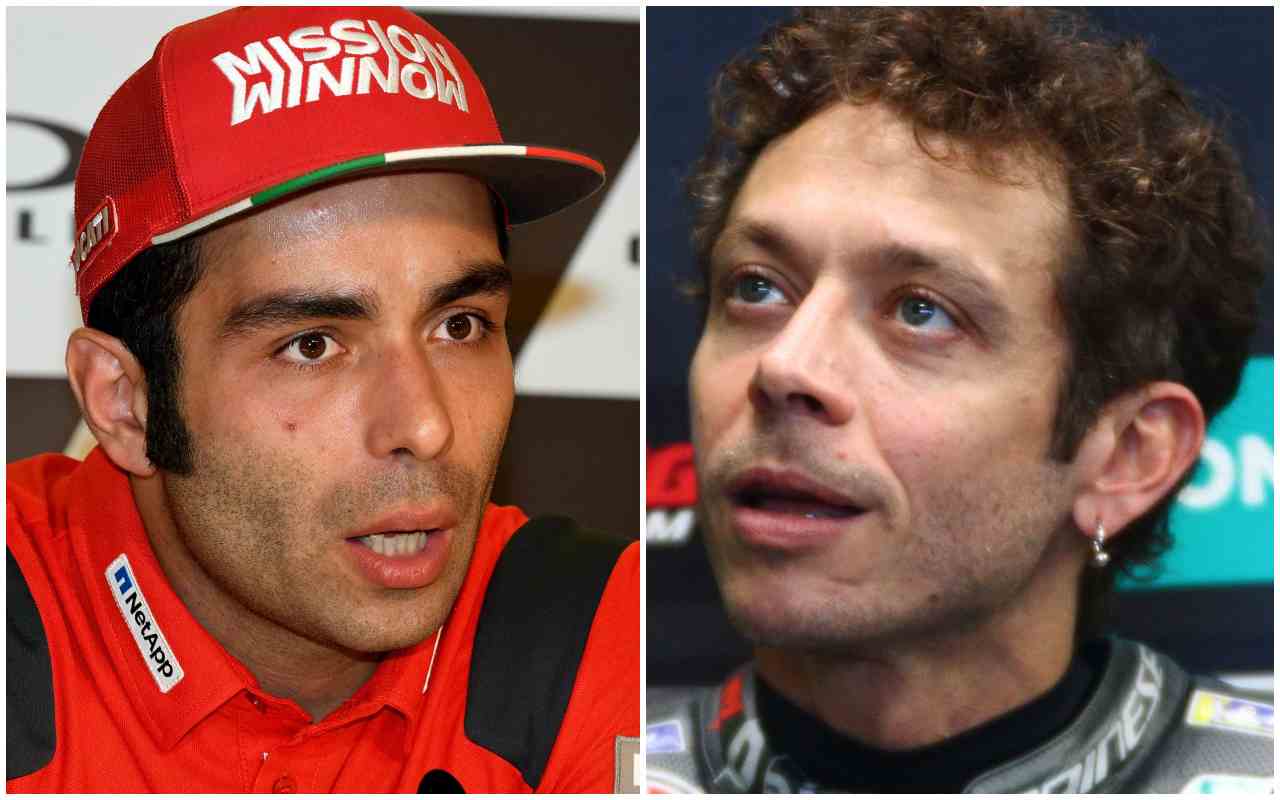 Valentino Rossi e Danilo Petrucci (ANSA)