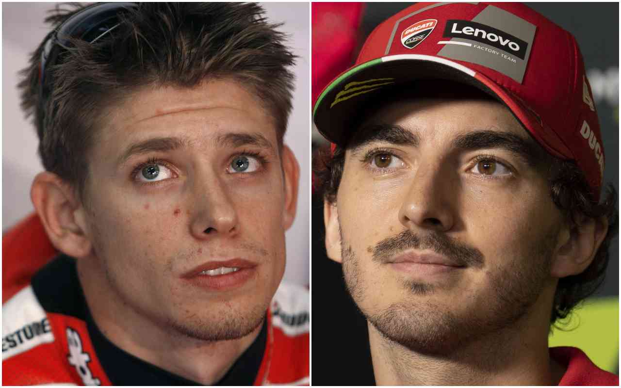 Casey Stoner e Pecco Bagnaia (ANSA)