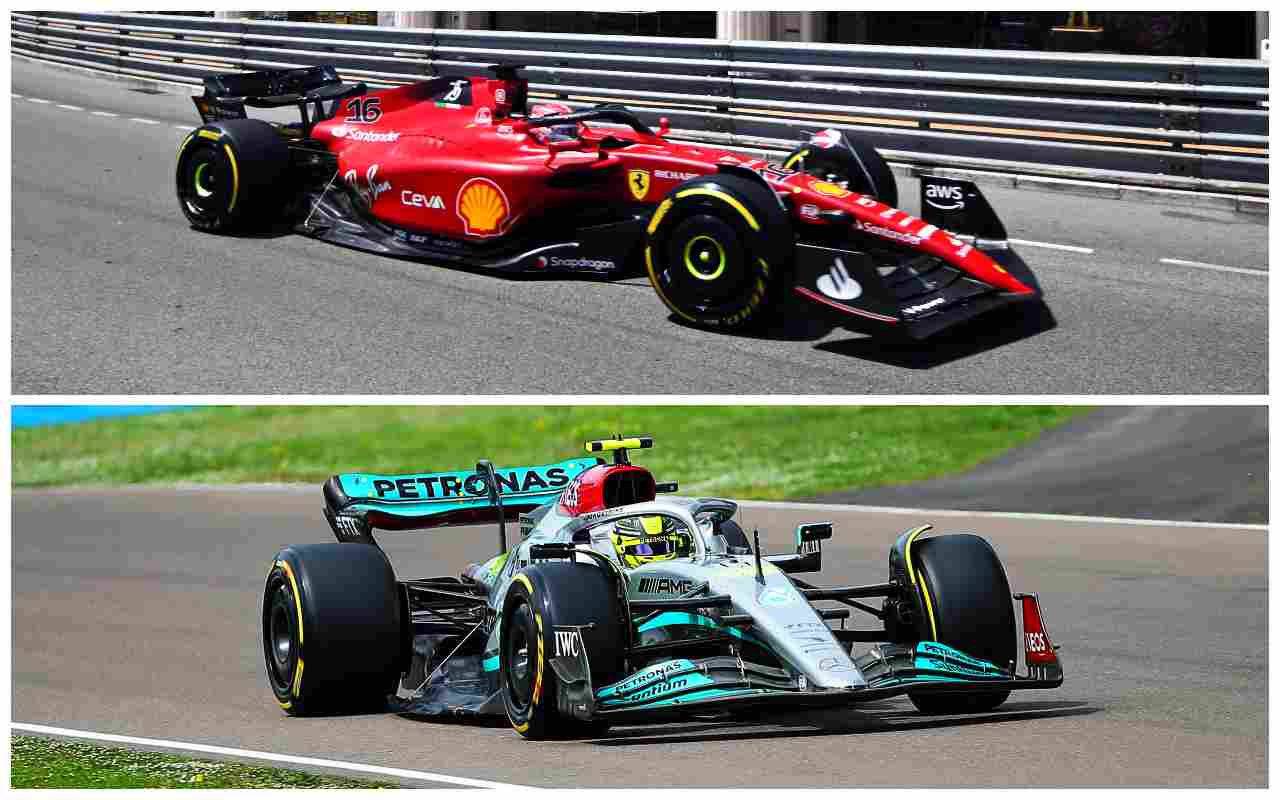 F1 Mercedes e Ferrari