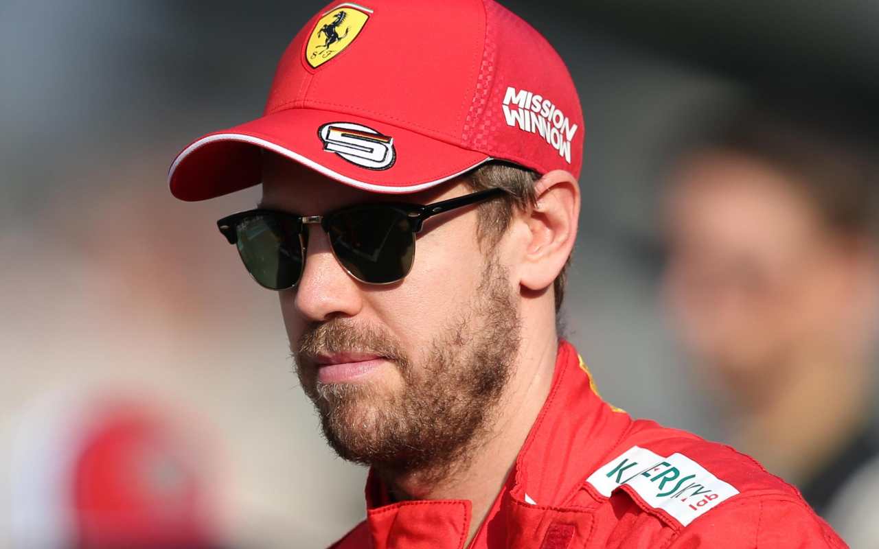 Sebastian Vettel in epoca Ferrari (Ansa Foto)