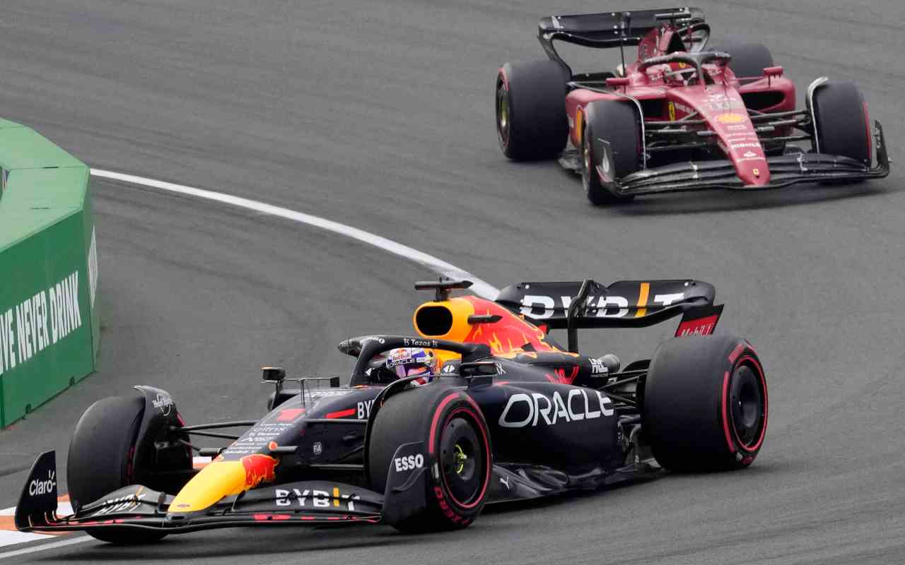 Ferrari e Max Verstappen (LaPresse)