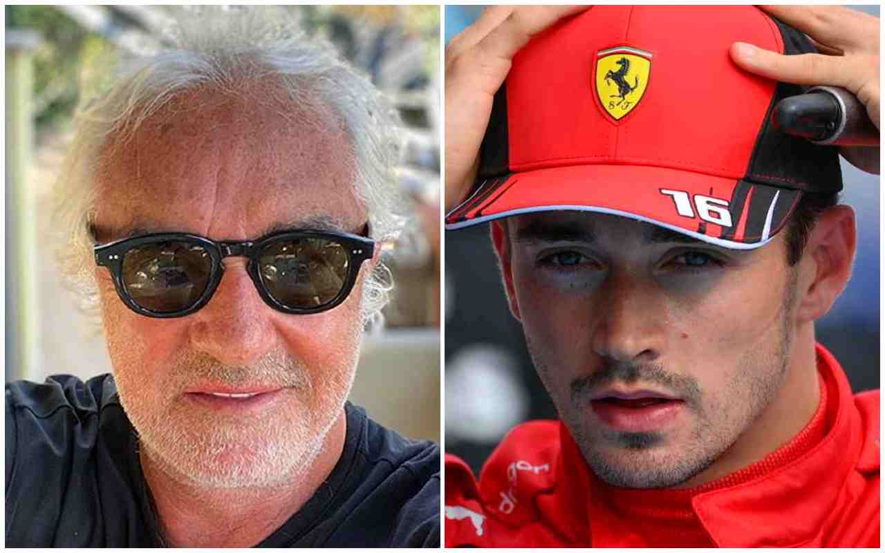 Flavio Briatore Charles Leclerc Ferrari (Ansa Foto)