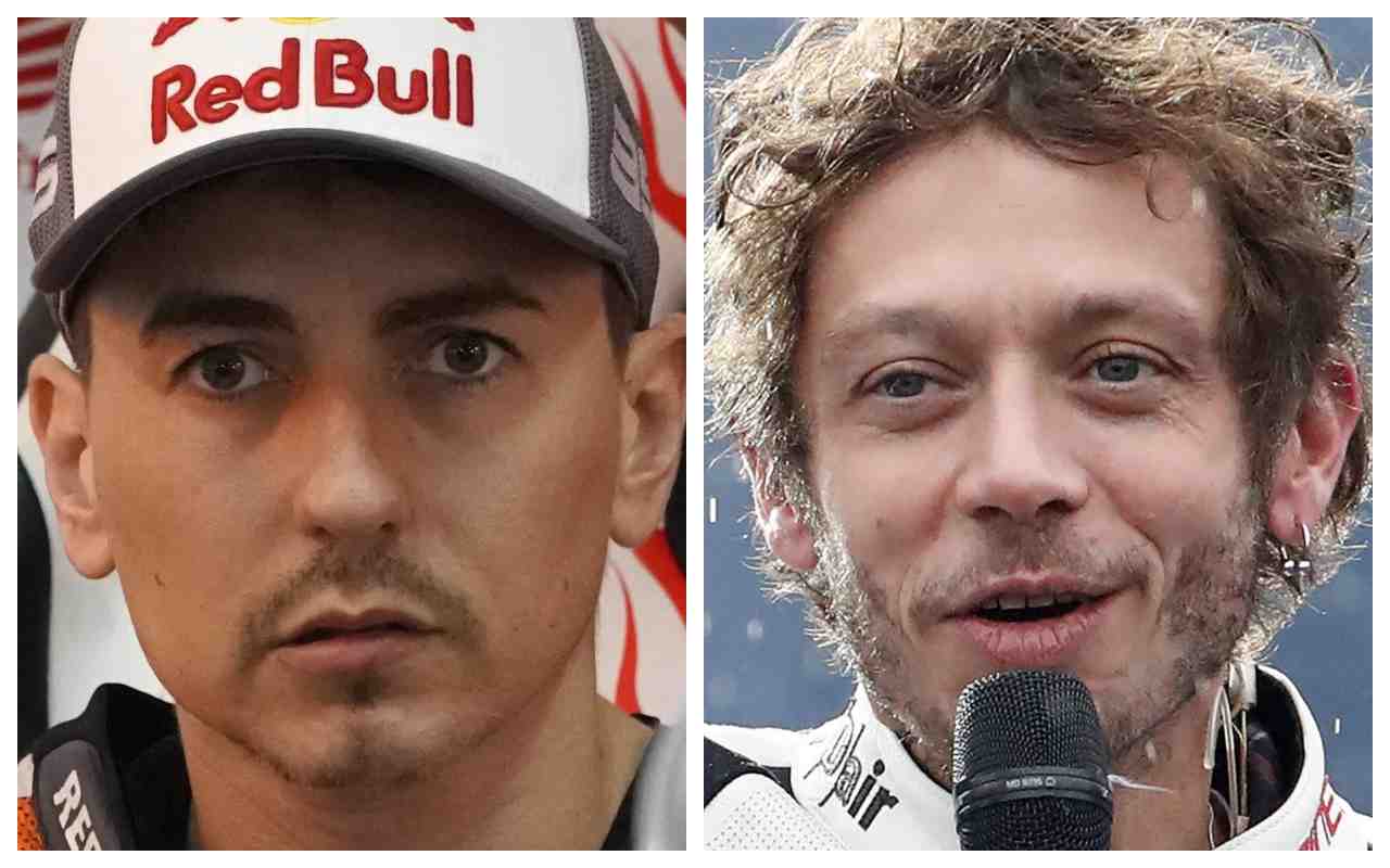 Jorge Lorenzo e Valentino Rossi