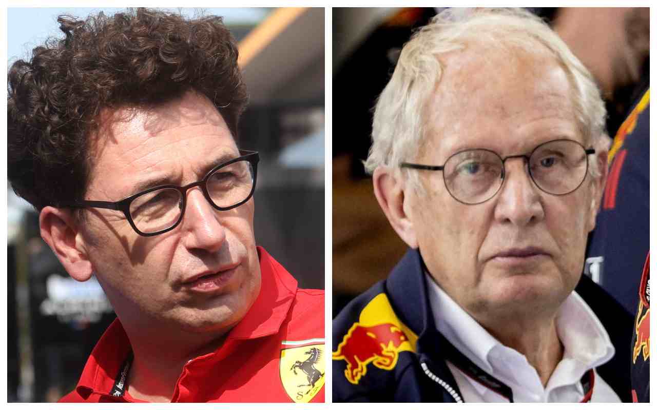 Mattia Binotto Helmut Marko (Ansa Foto)