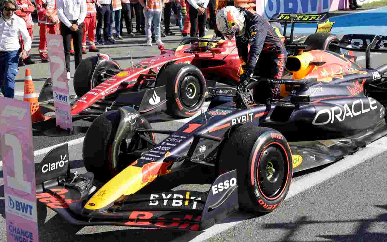 Red Bull e Ferrari (LaPresse)