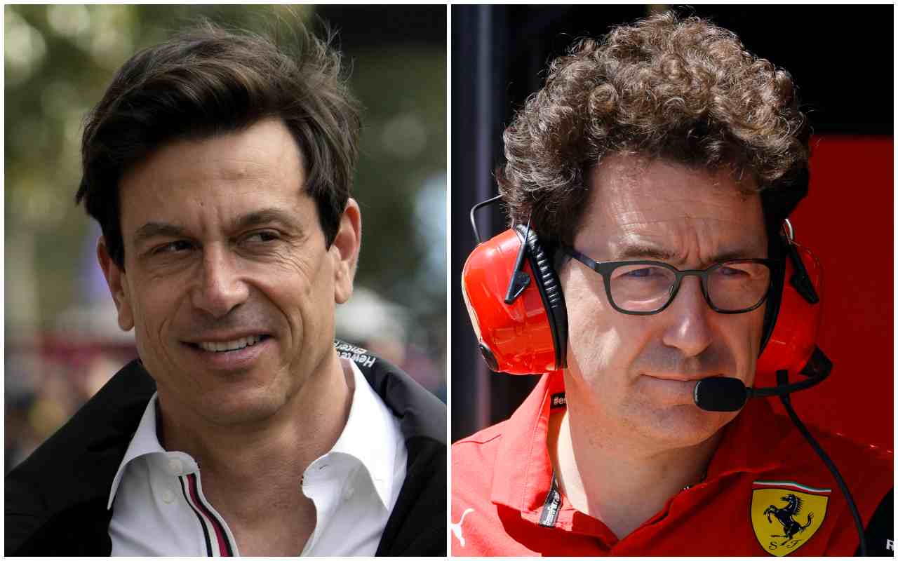 Toto Wolff e Mattia Binotto (ANSA)