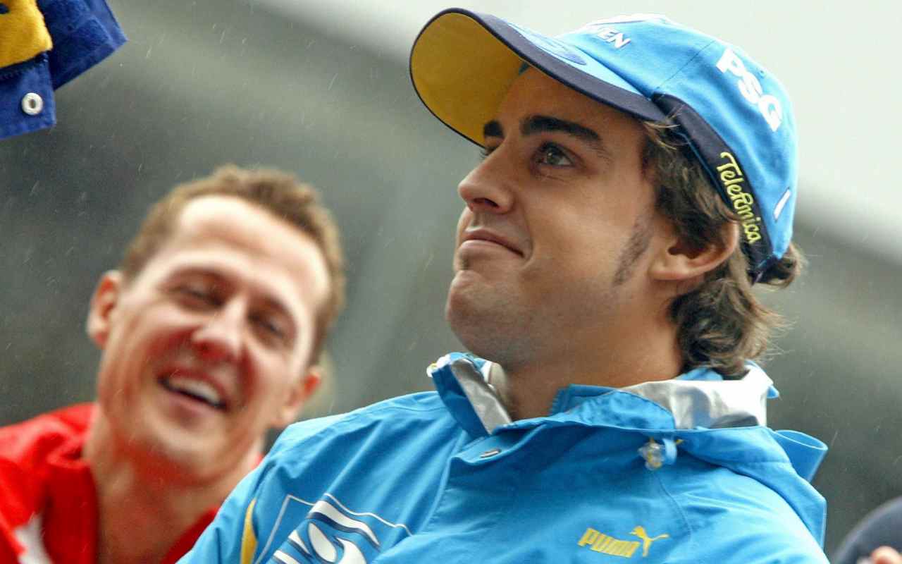 F1 Fernando Alonso e Michael Schumacher
