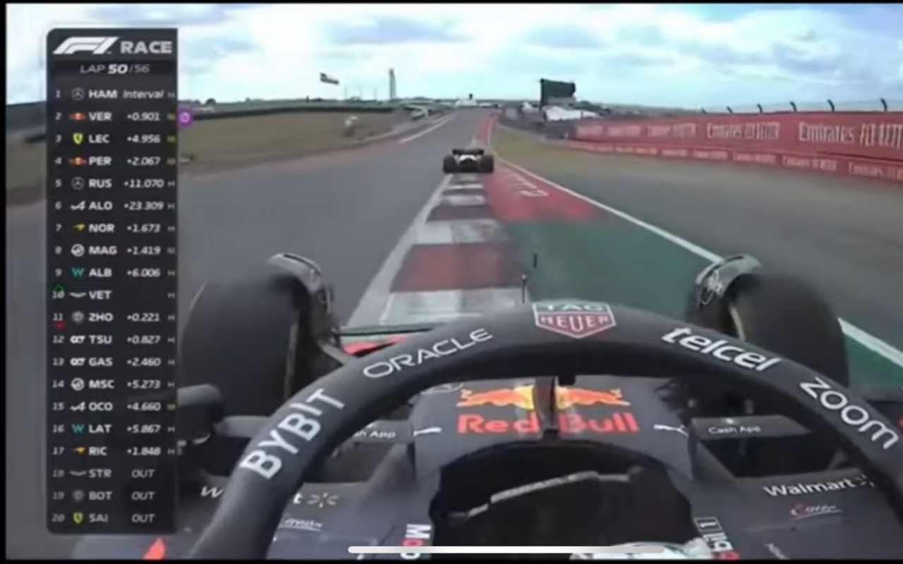 F1 Max Verstappen e Lewis Hamilton (YouTube)