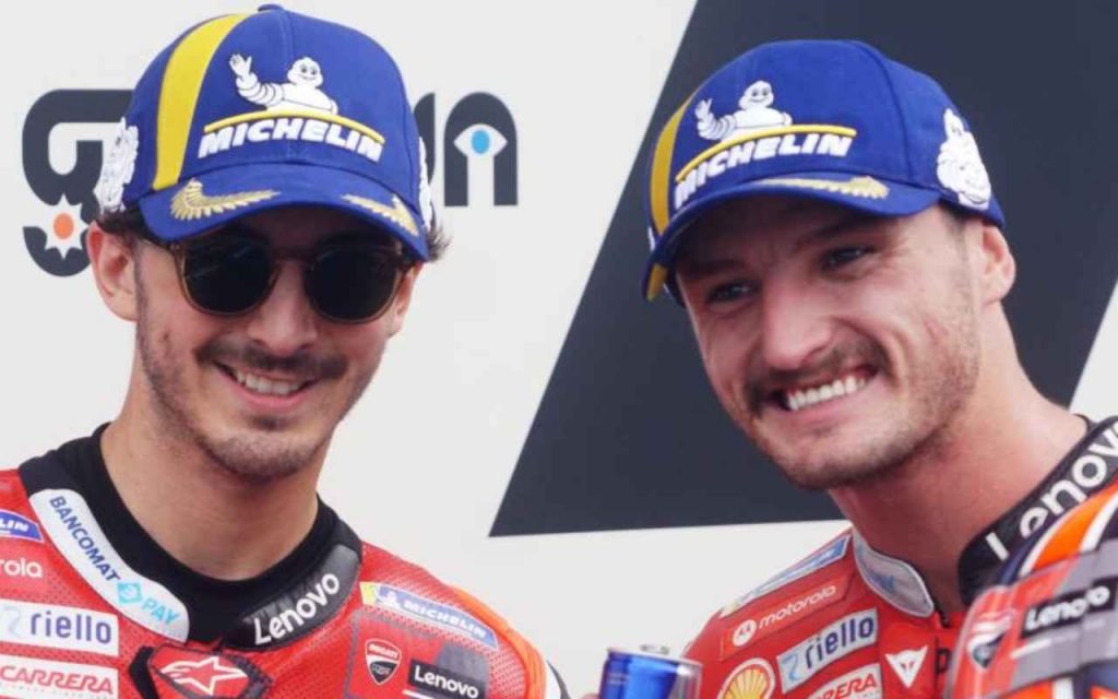 Jack Miller e Pecco Bagnaia (Foto LaPresse)