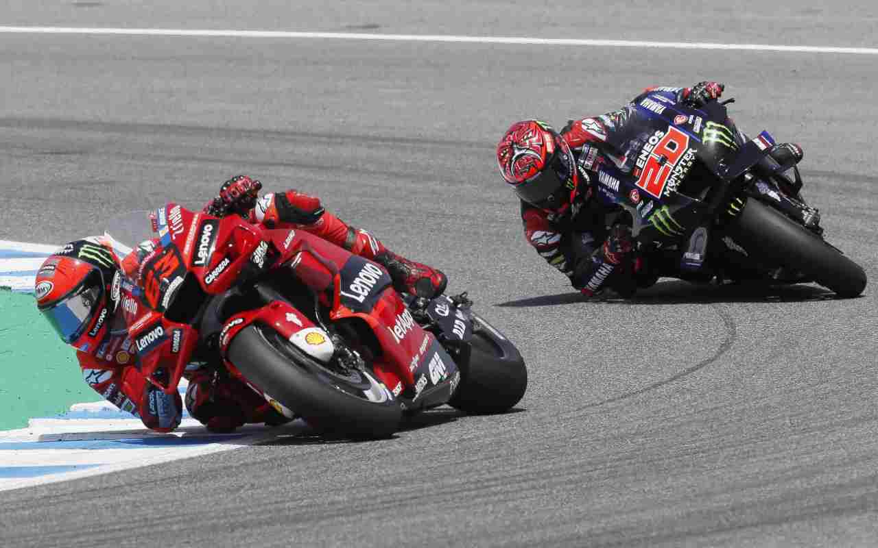 MotoGP Pecco Bagnaia e Fabio Quartararo (ANSA)