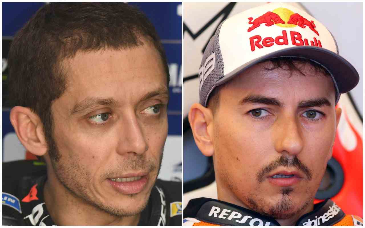 Valentino Rossi Jorge Lorenzo (Ansa Foto)