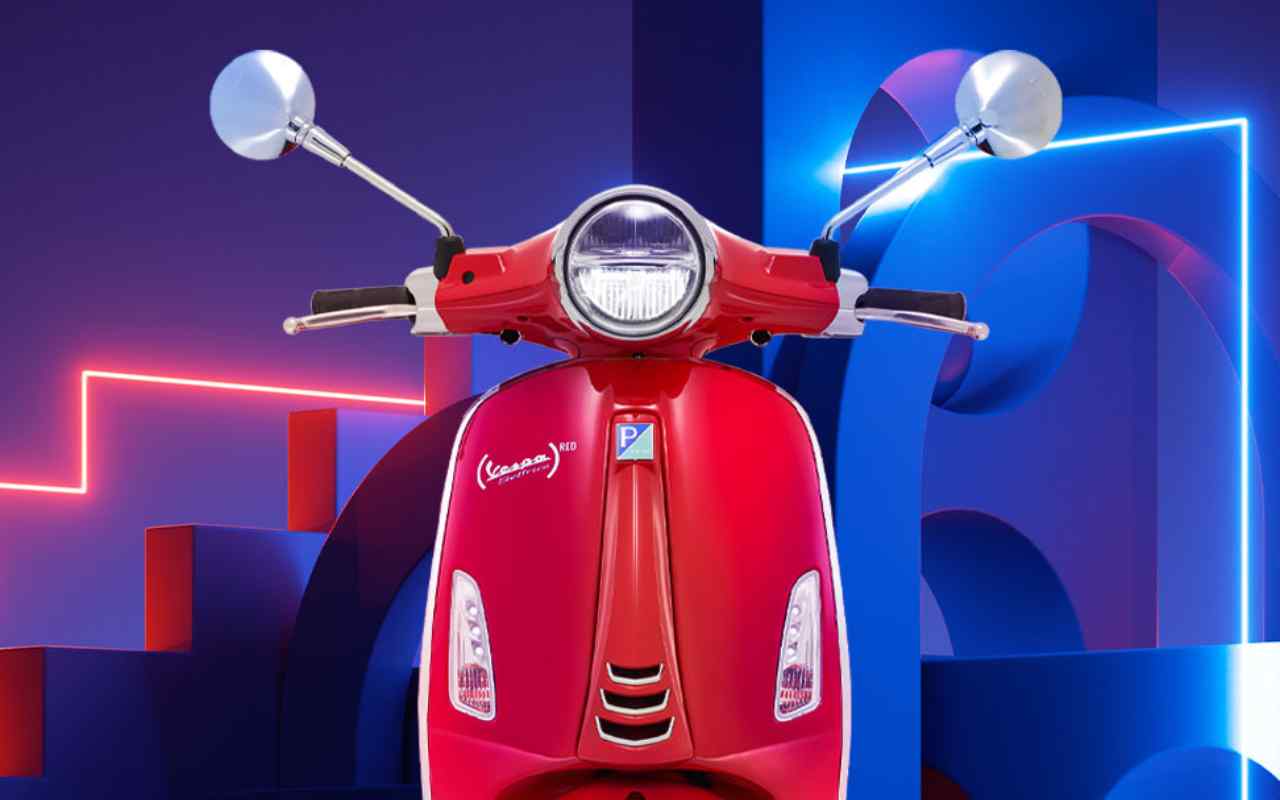 Il frontale della Vespa (foto ufficiale)