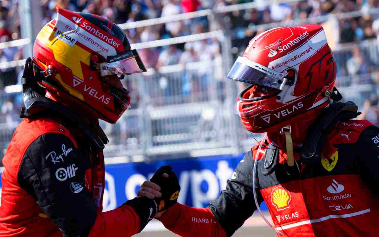Ferrari, Carlos Sainz e Charles Leclerc (ANSA)