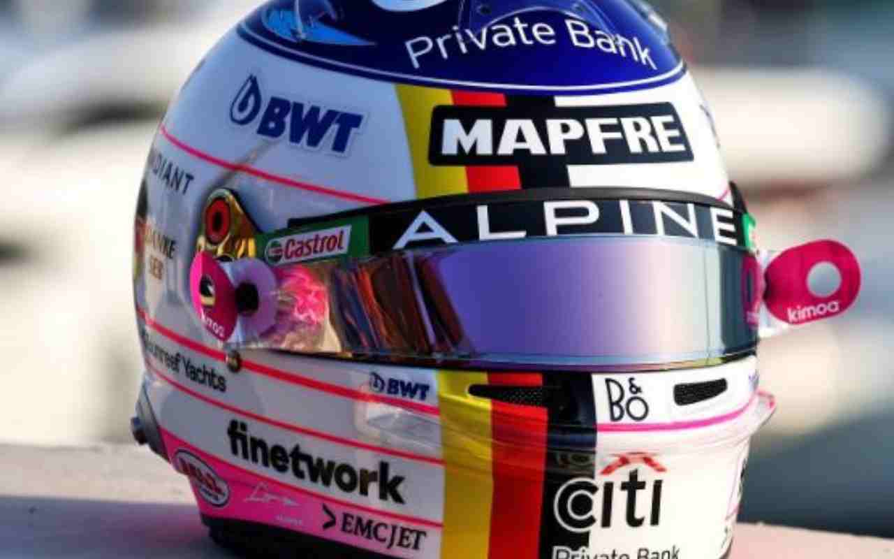 Casco dedicato a Sebastian Vettel (Fernando Alonso Instagram)