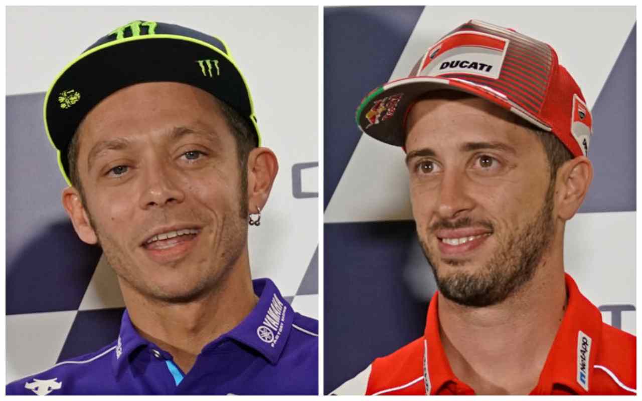 Dovizioso Valentino Rossi (LaPresse)