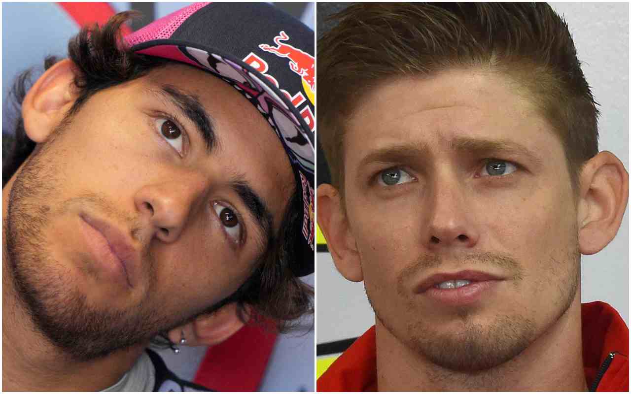 Enea Bastianini e Casey Stoner (ANSA)