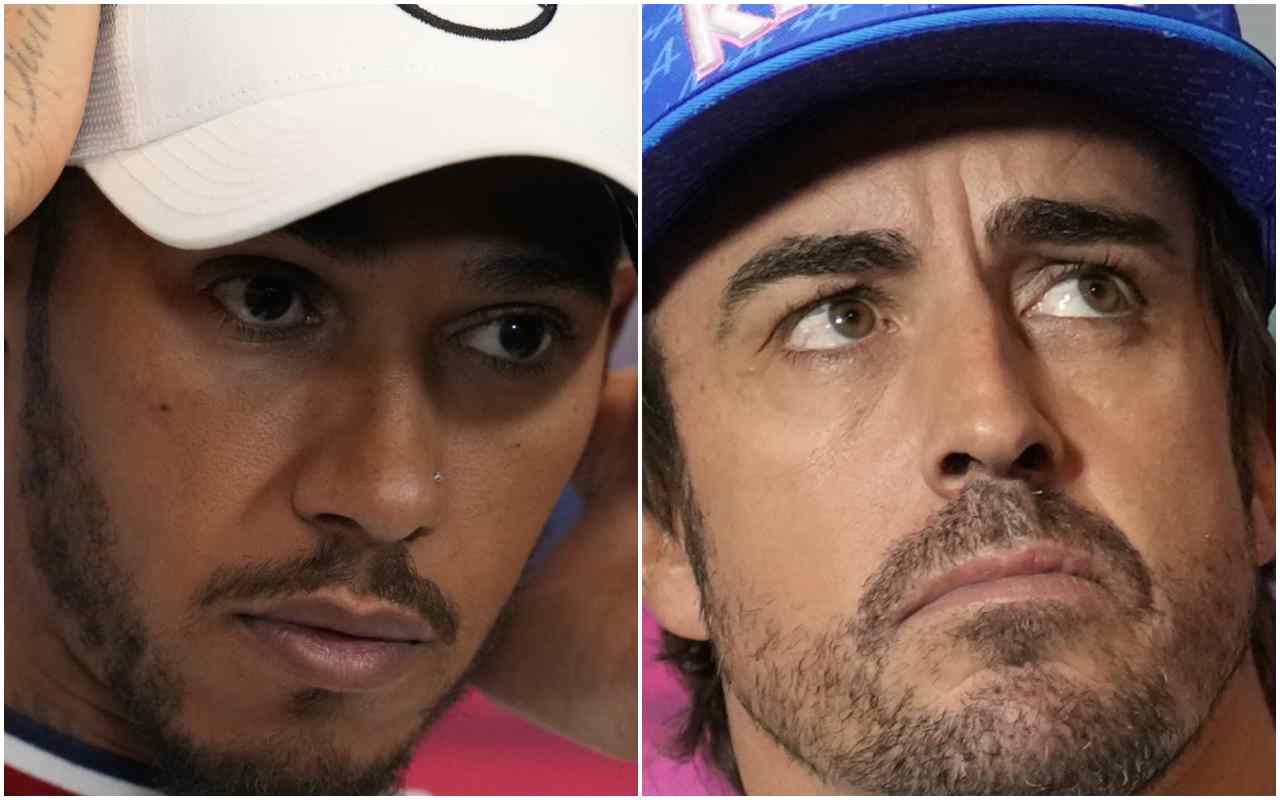 Hamilton e Fernando Alonso (ANSA)