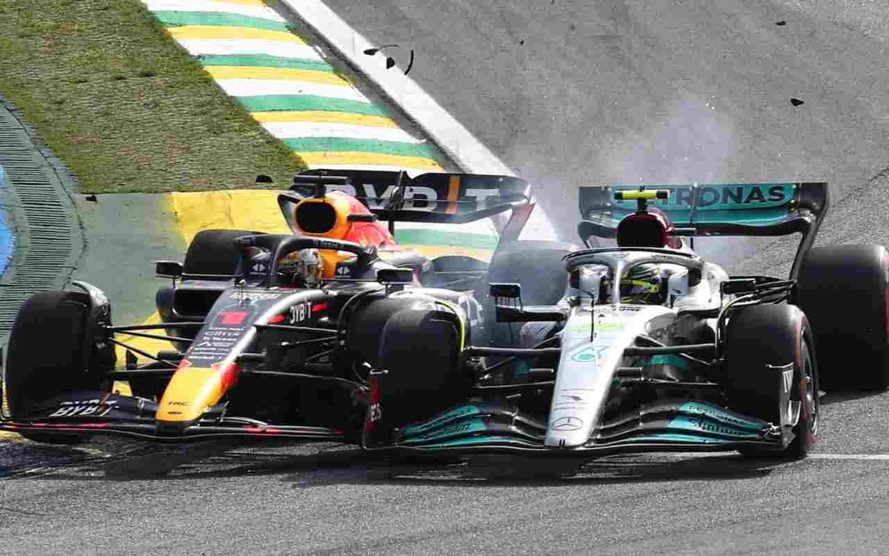 Hamilton e Verstappen in Brasile (ANSA)