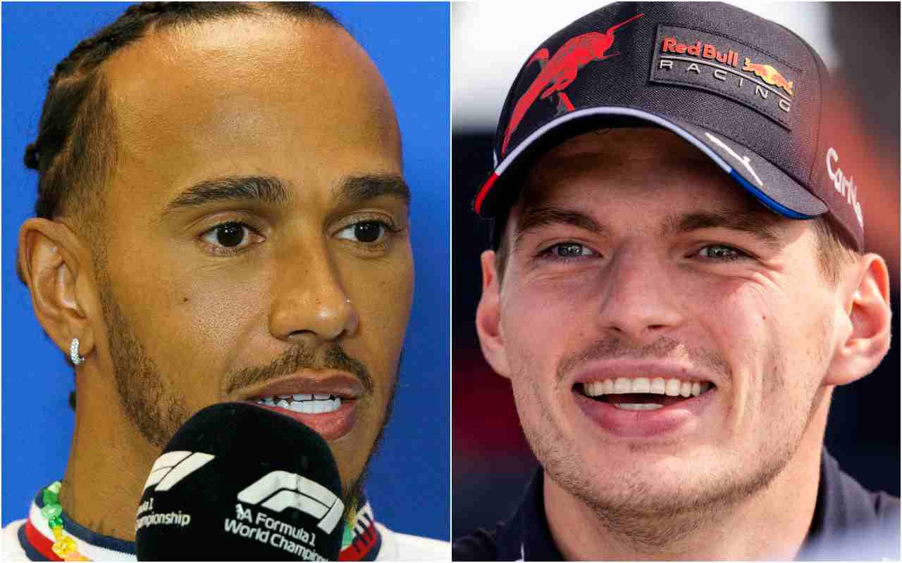 Lewis Hamilton e Max Verstappen (ANSA)