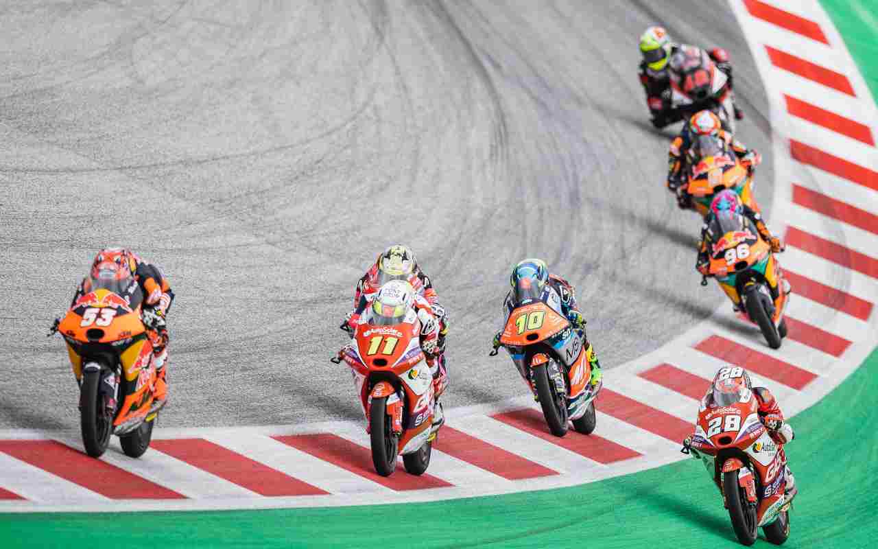 Una gara della Moto3 (ANSA)