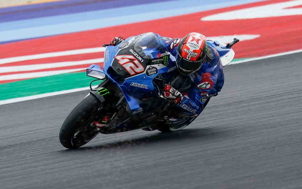 Alex Rins su Suzuki (ANSA)