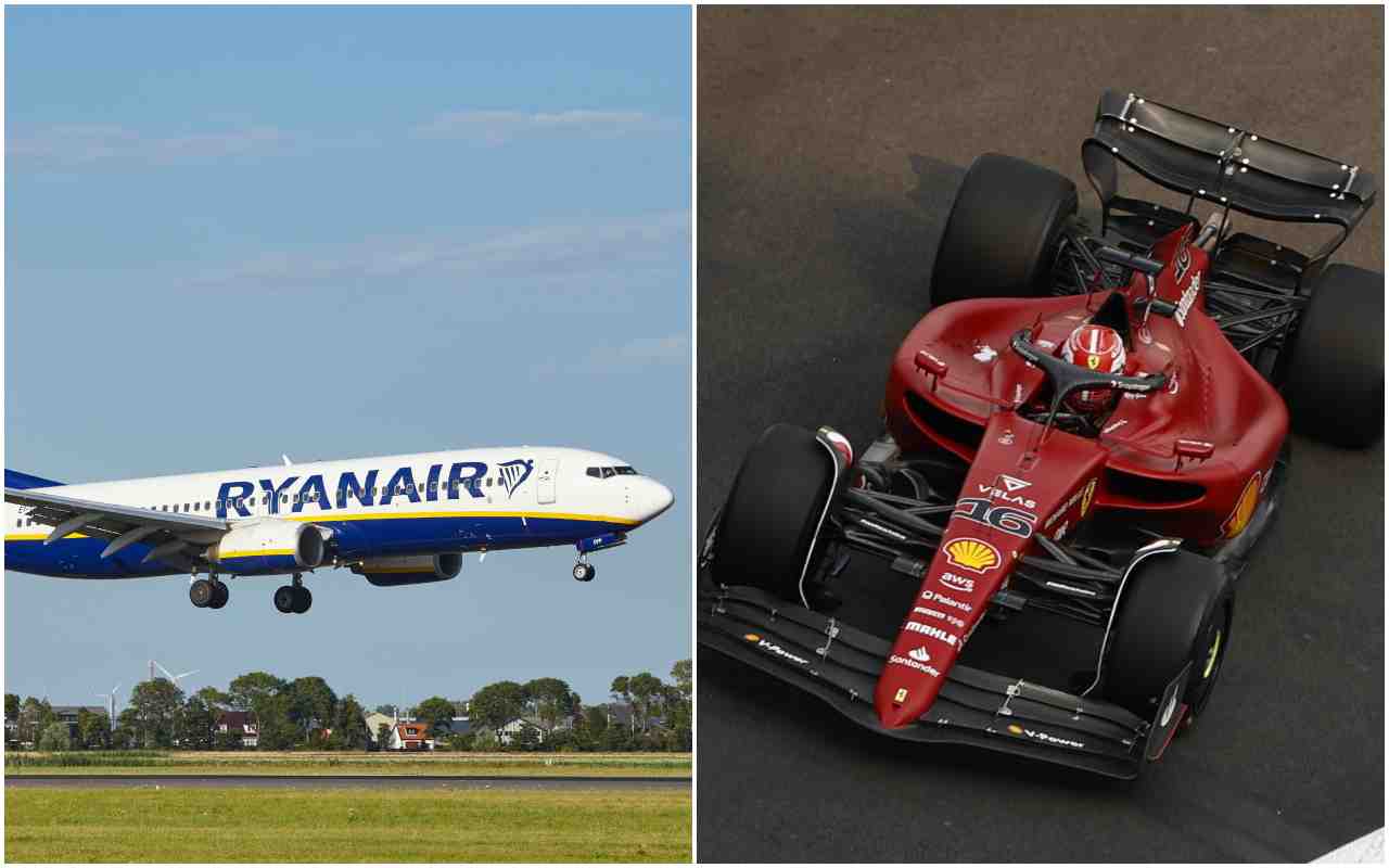 Ryanair e Ferrari (ANSA-AdobeStock)