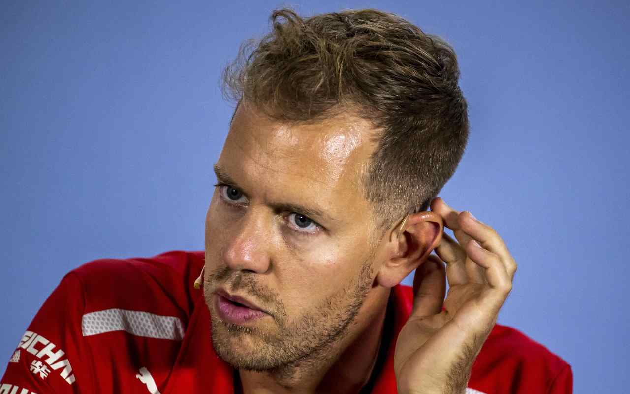 Sebastian Vettel Ferrari (Ansa Foto)