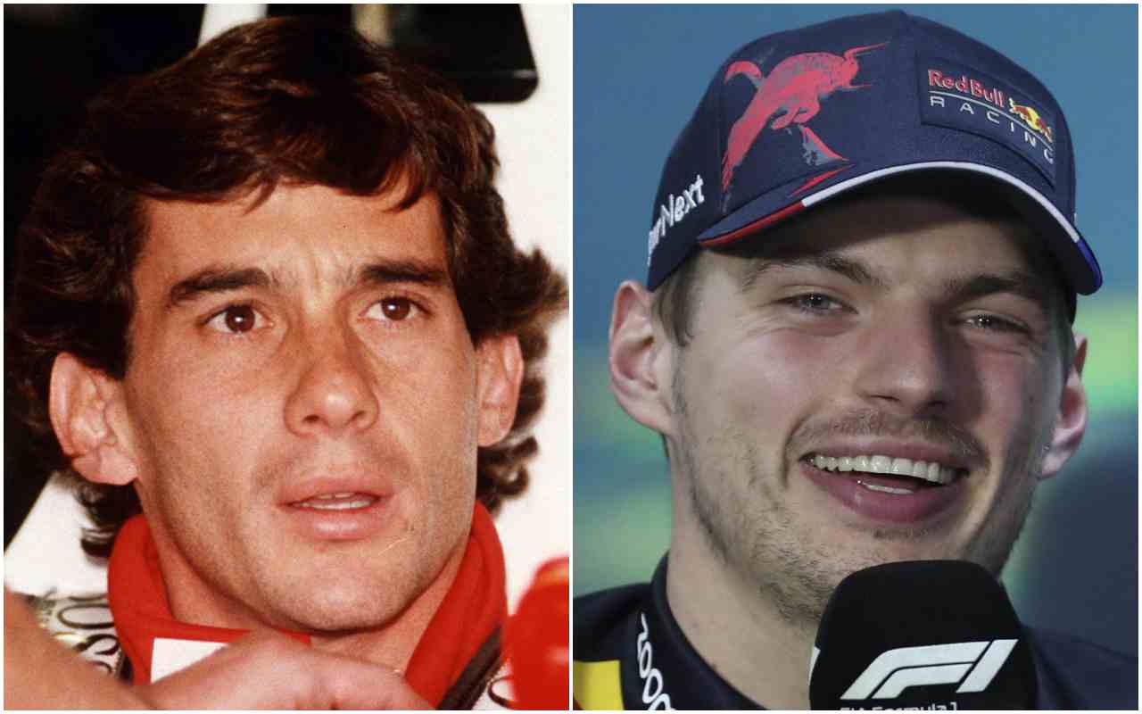 F1, Senna e Verstappen (ANSA)