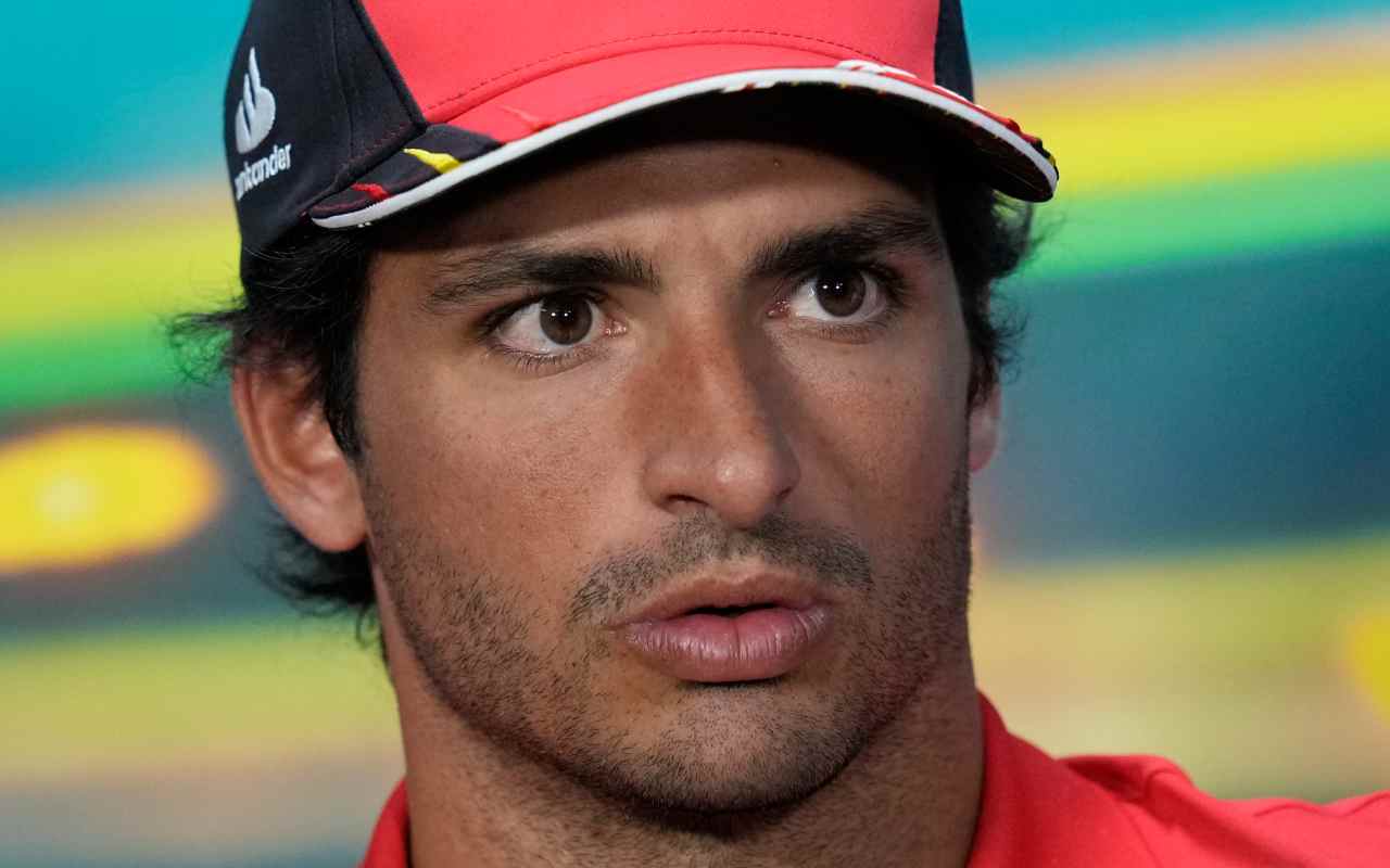 Il pilota Ferrari Carlos Sainz (LaPresse Foto)